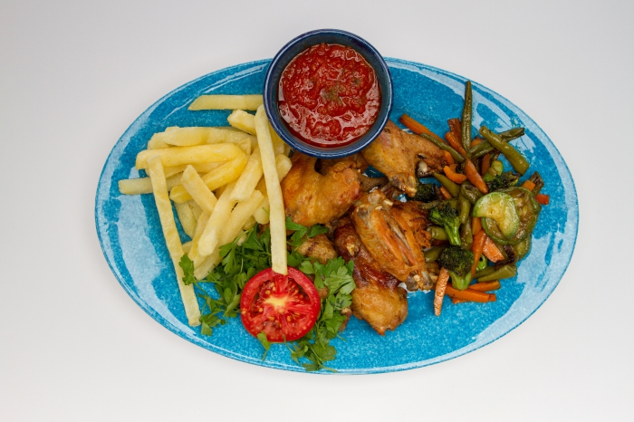 بال دودی سرخ شده