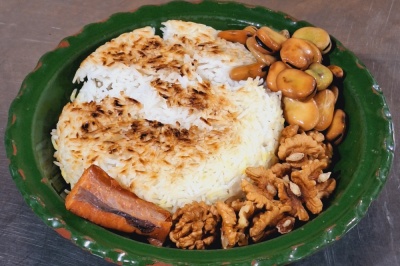 سردپلا و اشپل باقالی و گردو